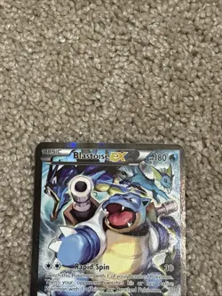 2016 POKEMON XY BLACK STAR PROMO RED & BLUE COLLECTION FULL ART/BLASTOISE EX - Image 3