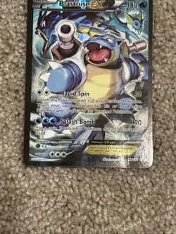 2016 POKEMON XY BLACK STAR PROMO RED & BLUE COLLECTION FULL ART/BLASTOISE EX - Image 4
