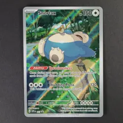 Snorlax 051 Black Star Promo Holo Full Art 2023 NM Pokemon TCG - Image 1