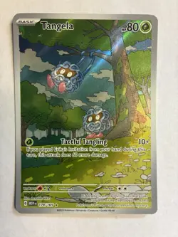 Tangela 178/165 Pokemon English Scarlet & Violet 151 Illustration Rare - Image 1