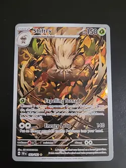 Shiftry 163/162 Illustration Rare Pokemon TCG Temporal Forces NM - Image 1
