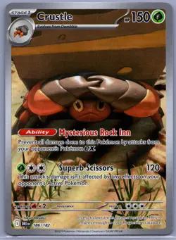 Crustle Illustration Rare SV10: Destined Rivals 186/182 NM - Pokemon TCG - Image 1