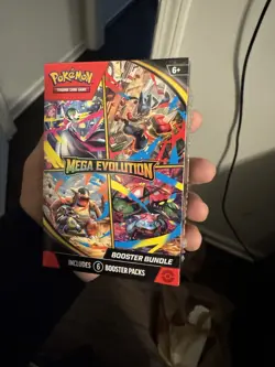 Pokemon TCG Mega Evolution Booster Bundles New Sealed 6 Packs - Image 1
