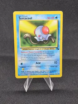 Pokemon TCG Tentacool Fossil 56/62 Regular Unlimited Common - Image 1