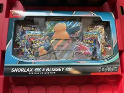 Pokemon Snorlax ex & Blissey ex Special Collection Box – Sealed - Image 1