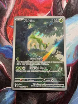 Virizion 095/086 Pokemon TCG: S&V: White Flare - Illustration Rare - Holo NM - Image 1