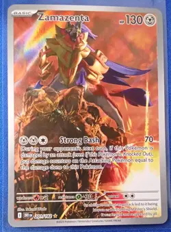 Zamazenta 201/182 Pokemon TCG Sv: Destined Rivals Illustration Rare (MINT) - Image 2