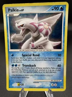 Pokemon TCG Palkia Diamond and Pearl DP27 Holo Rare Promo - HP/Damaged - Image 1