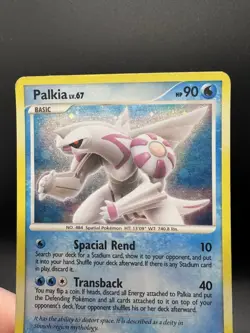 Pokemon TCG Palkia Diamond and Pearl DP27 Holo Rare Promo - HP/Damaged - Image 3