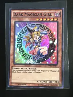 Yugioh Dark Magician Girl DPBC-EN009 Super Rare 1st Edition NM-M - Image 1
