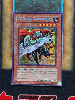 Yugioh XX-Saber Gardestrike ANPR-EN000 Secret Rare LP - Image 1