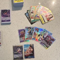 Bandai One Piece OP14 & EB03 Card Lot SRs & Crocodile alt art - Image 1