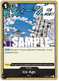 Ice Age OP02-117 UC Paramount War One Piece English - Image 1