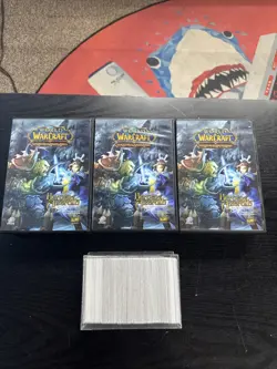 World Of Warcraft LOT (3) Heroes Of Azeroth Starter Decks + 100’s Of Cards - Image 1