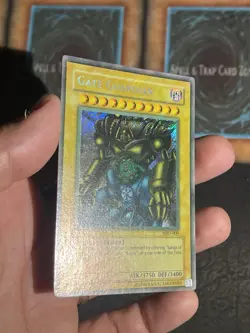 Yugioh Gate Guardian MRD-000 Unlimited Misprint Faded Foil Bleed Error - Image 5