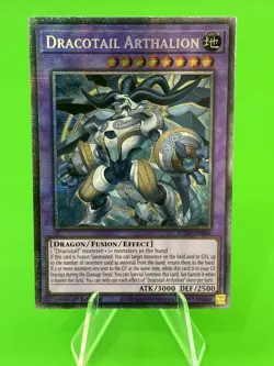 Yu-Gi-Oh Justice Hunters Dracotail Arthalion Starlight Rare JUSH-EN006NM!!! - Image 1