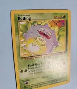 1999 Koffing 51/102 - Base Set - LP Pokemon Card - WotC - Image 2
