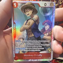 Monkey.D.Luffy OP14-013 Character Holo One Piece CCG Trading Card - Image 1