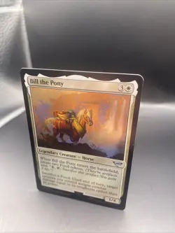 MTG - Bill the Pony - Silver Foil - Lord of the Rings+ 1 Regular Card - Image 2