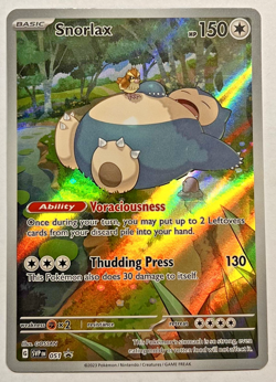 Pokemon Snorlax 051 Sv: Scarlet & Violet Promo Cards NM - Image 1