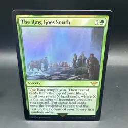 The Ring Goes South Foil Rare MtG Card LTR 186 LotR - Image 1