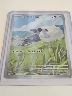 170/159 Hop's Wooloo : Illustration Rare Card : Journey Together : Pokemon TCG - Image 2
