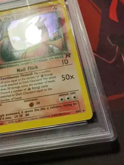 PSA 1.5 - DARK CHARIZARD 4/82 1st Edition Team Rocket Pokemon Card HOLO Low Pop - Image 5