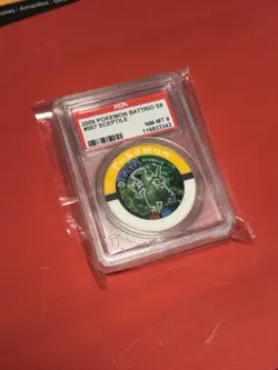 TOMY Pokemon Battrio S8 #007 Sceptile Foil PSA 8 Card 2009 - Image 1