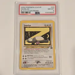 PSA 8 NM-MINT Snorlax Z # 49 WOTC Black Star Promo Pokemon Card - Image 1