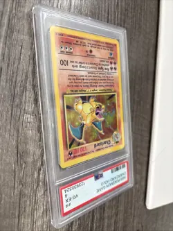 1999 Pokemon Charizard Holo PSA 4 Trading Card Game - Image 3