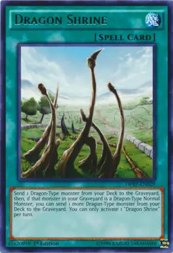 Yugioh! MP Dragon Shrine - DPRP-EN029 - Rare - 1st Edition Moderately Played, En - Image 1
