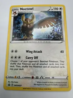 Noctowl SWSH027 SWSH: Sword & Shield Promo Cards Holo - Image 1