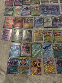 Pokemon Card Lot NM 100+ cards Charzard all in sleeves Storage unit find - Image 5