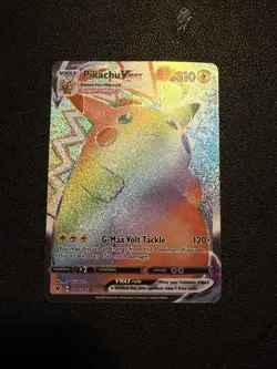 Pikachu VMAX Secret Rare 188/185 Vivid Voltage Holo Full Art Pokemon Card - Image 2