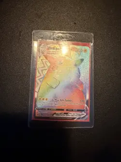 Pikachu VMAX Secret Rare 188/185 Vivid Voltage Holo Full Art Pokemon Card - Image 3