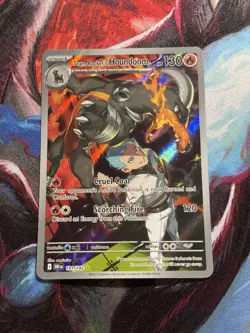 Pokemon TCG Team Rockets Houndoom Illustration Rare Card 191/182 Destined Rivals - Image 1