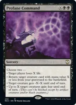 MTG - Profane Command - Commander: Streets of New Capenna - Light Play - Normal - Image 1