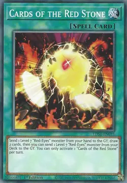 Yugioh! LP Cards of the Red Stone - LDS1-EN018 - Common - 1st Edition Lightly Pl - Image 1