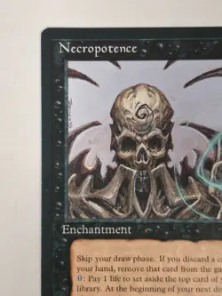 Magic MTG Ice Age Necropotence NEAR MINT NM BB - Image 2