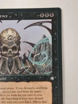 Magic MTG Ice Age Necropotence NEAR MINT NM BB - Image 3