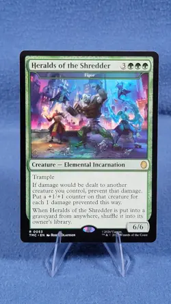 Heralds Of The Shredder Commander TMNT TMC 0053 R Rare Regular NM MTG Magic A - Image 1