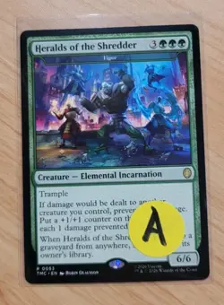 Heralds Of The Shredder Commander TMNT TMC 0053 R Rare Regular NM MTG Magic A - Image 3