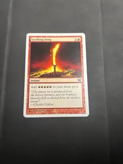 Magic: The Gathering 9th Edition Seething Song NM - Image 1