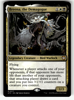 Breena, the Demagogue 217 Normal M Commander: Outlaws of Thunder Junction LP - Image 1