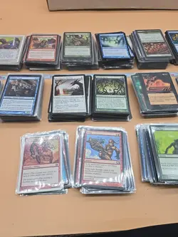 1500+ MTG Magic The Gathering OLD School VINTAGE 1993 To 2010 Half Sleeved - Image 5