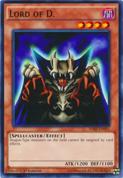 Yugioh! LP Lord of D. - SDKS-EN011 - Common - 1st Edition Lightly Played, Englis - Image 1