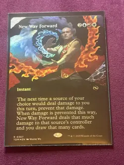 New Way Forward - Foil - Borderless Tarkir: Dragonstorm MTG - Image 4