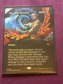 New Way Forward - Foil - Borderless Tarkir: Dragonstorm MTG - Image 5
