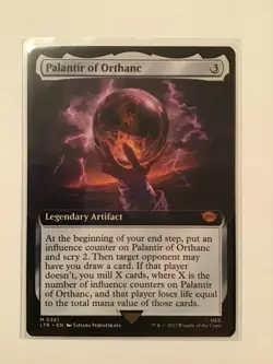 Palantir of Orthanc (Extended Art) #381 (NM) Lord of the Rings LTR Magic MTG - Image 1