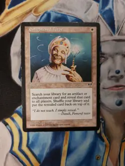 Enlightened Tutor MTG Mirage White Uncommon Instant Heavily Played x1 - Image 2